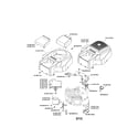Craftsman 917253702 blower housing/baffles diagram