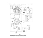 Briggs & Stratton 407777-1595-B1 cylinder/sump/camshaft diagram