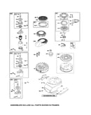 Motor-starter/flywheel