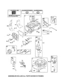 Cylinder/crankshaft/sump