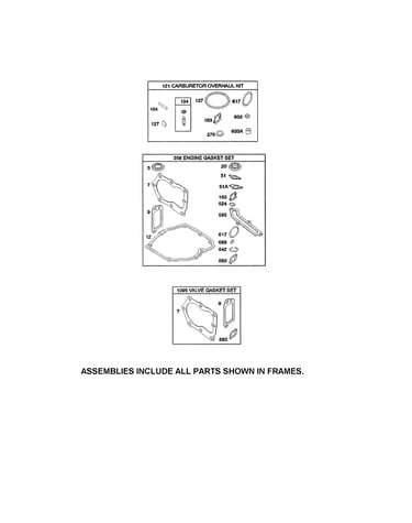 Gasket sets