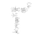 Kohler SV735-3016 head/valve/breather diagram