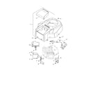 Craftsman 917289550 blower housing/baffles diagram