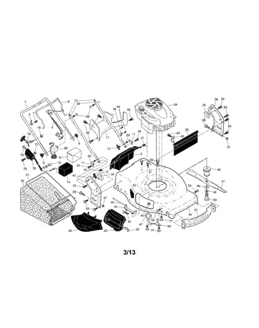 Engine/housing/handle