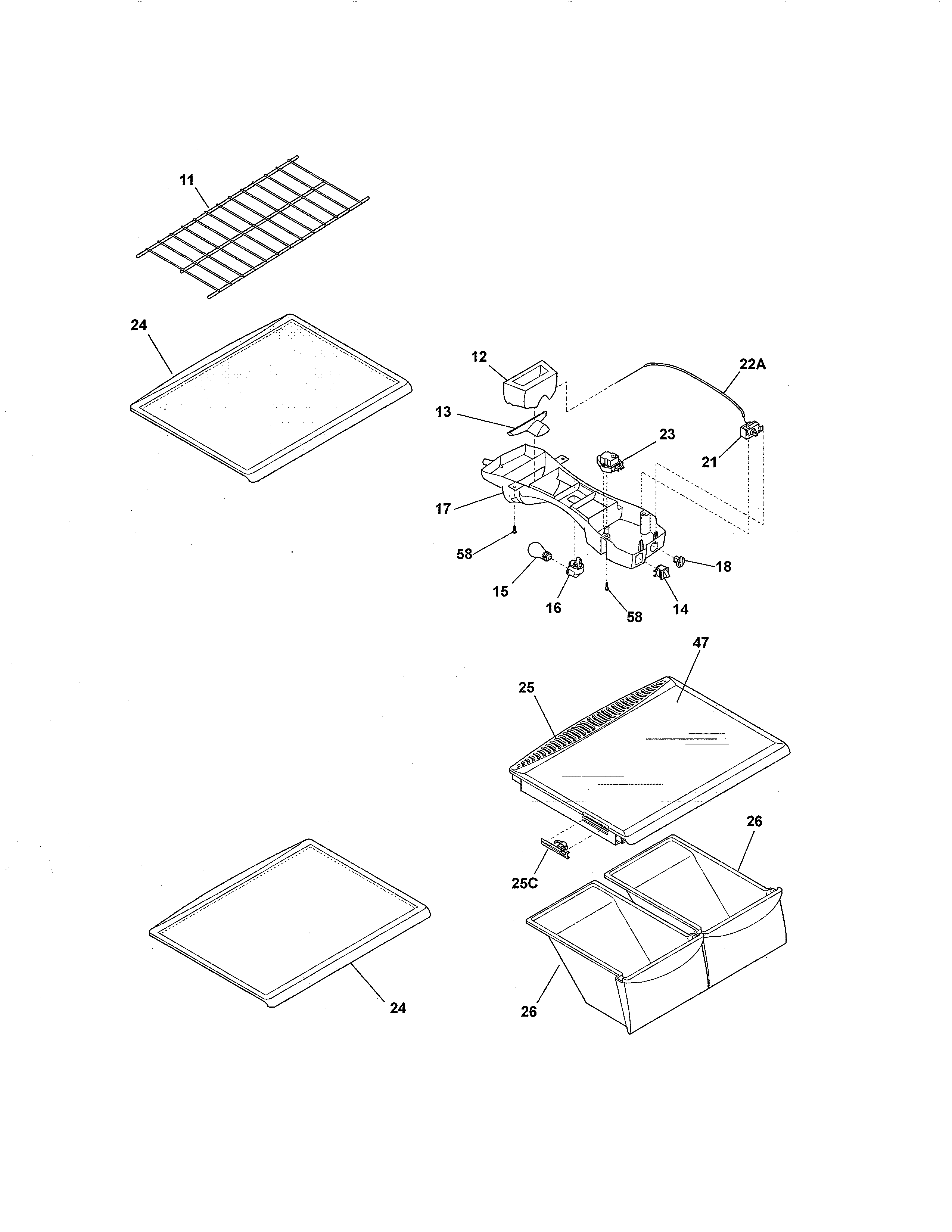 SHELVES