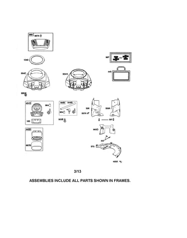 Air cleaner/blower housing