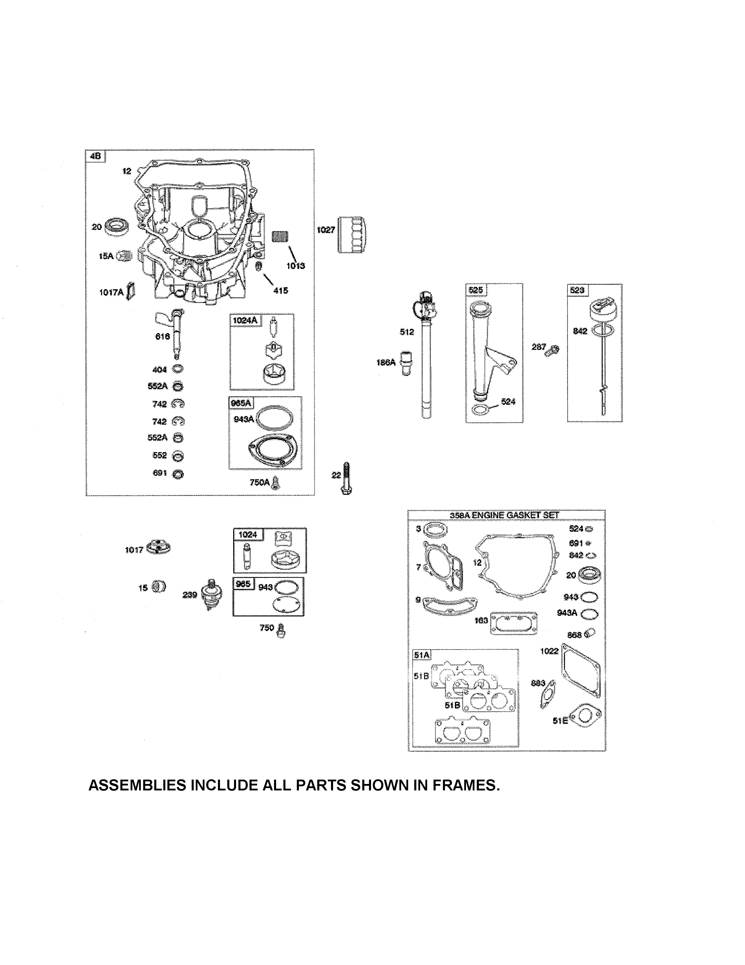 Sump/gasket set