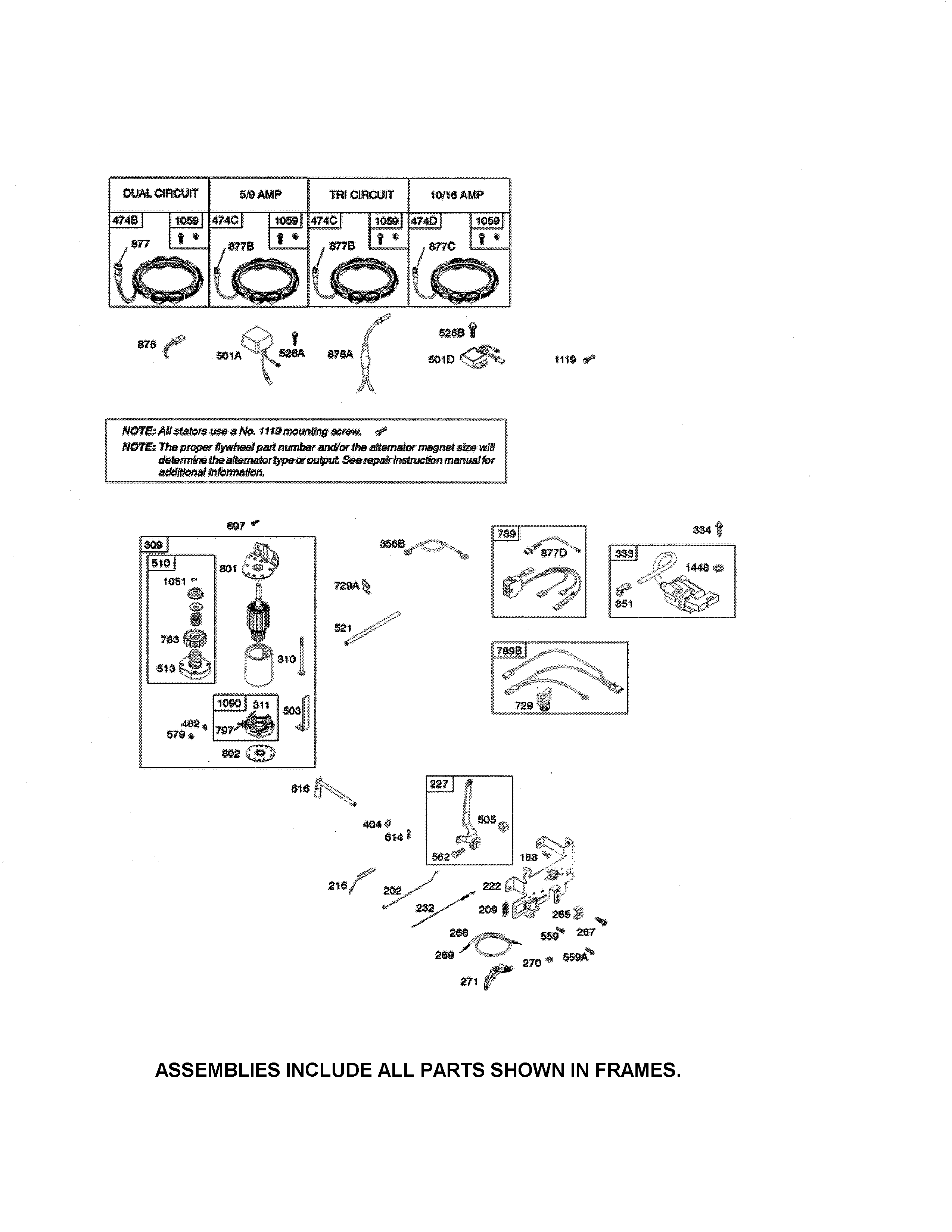 Alternator/motor starter