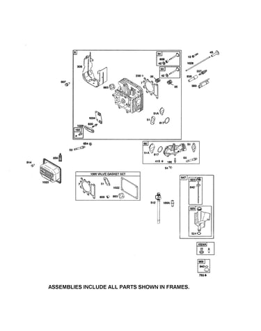 Head cylinder/gasket set