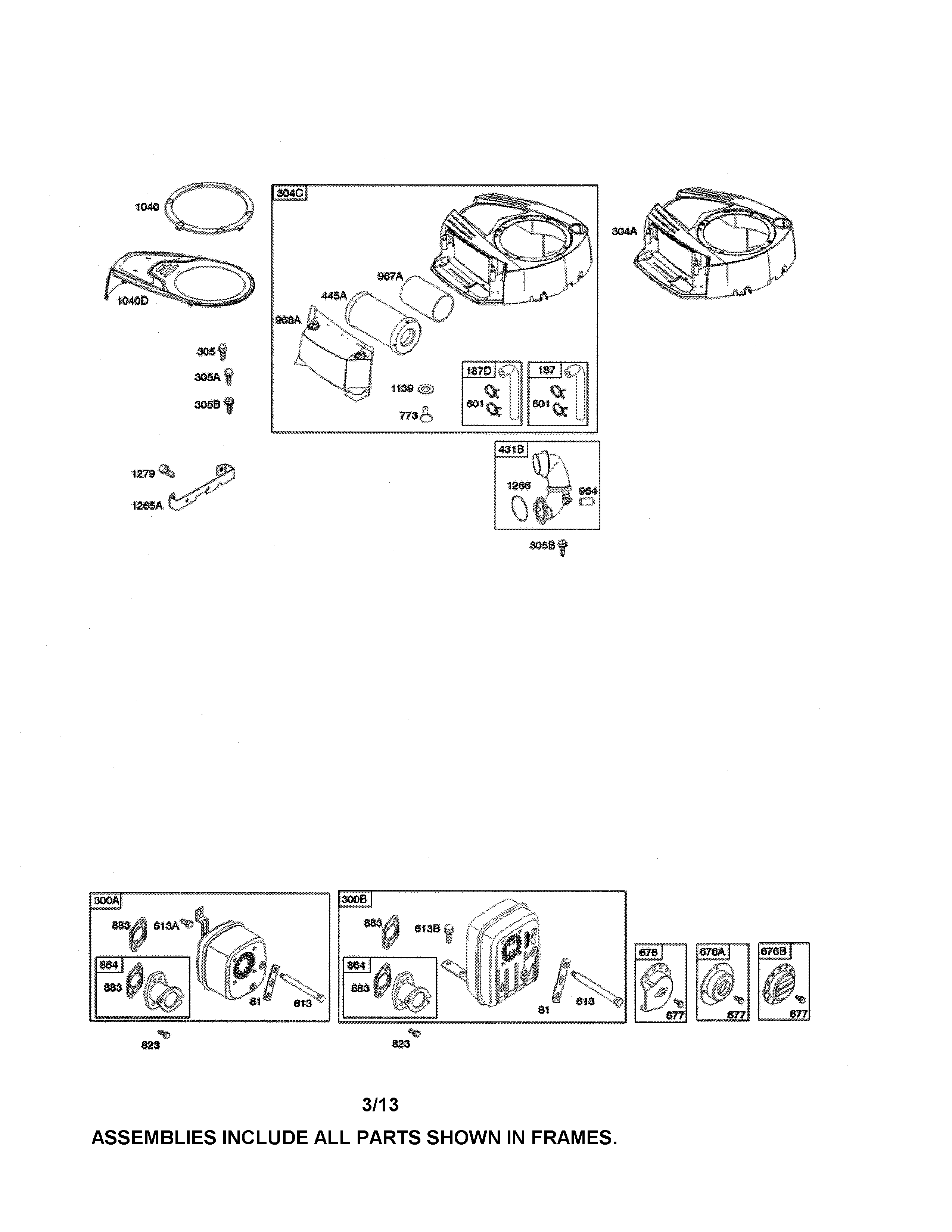 AIR CLEANER/BLOWER HOUSING