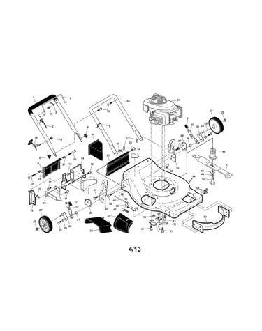 Engine/housing/handle