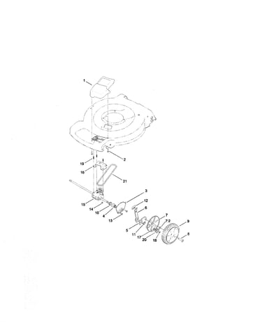 Transmission/front wheel/height-of-cut