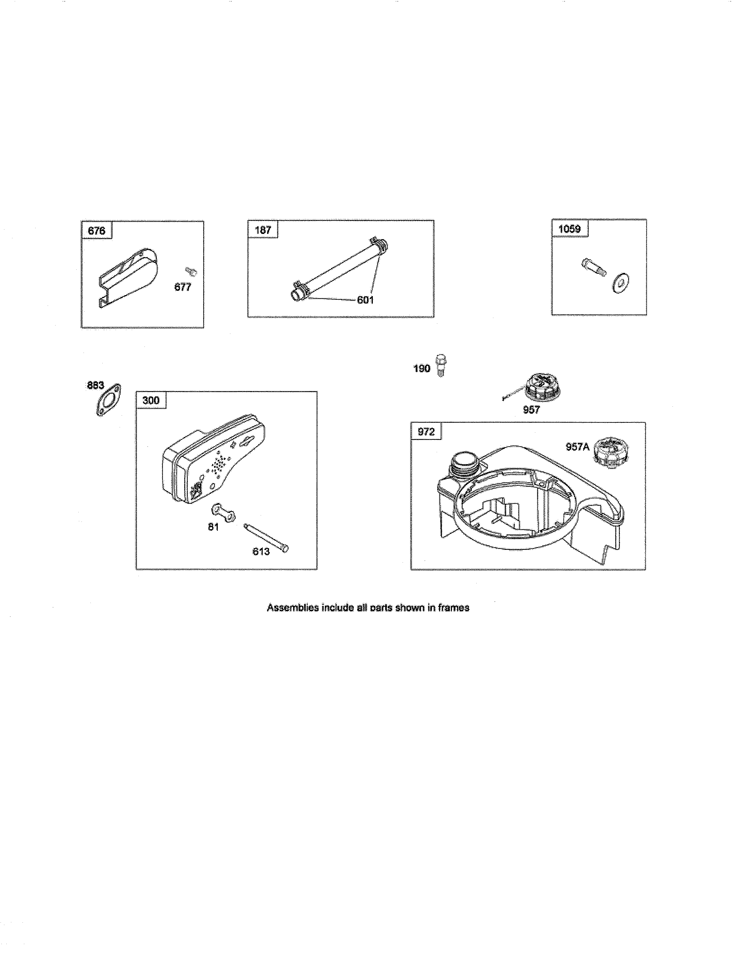 Muffler/fuel tank
