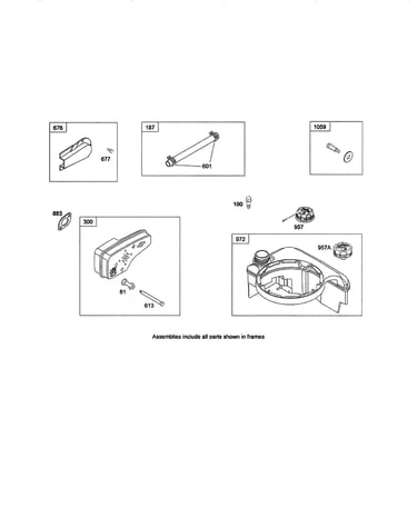 Muffler/fuel tank