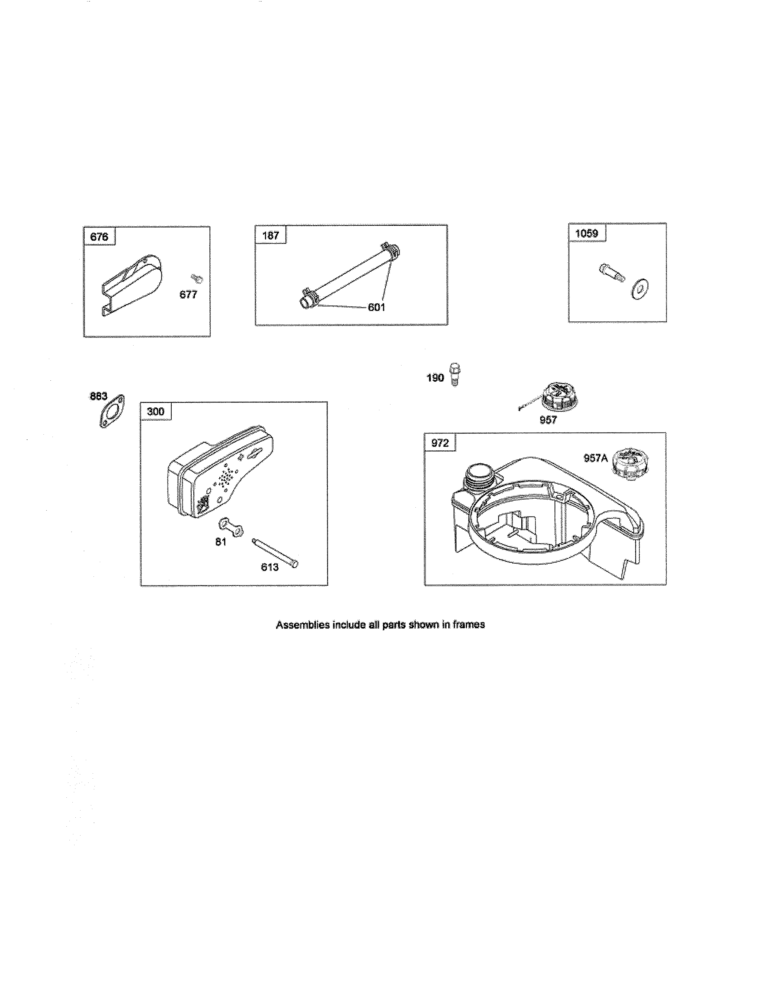 Muffler/fuel tank