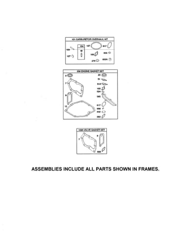 Gasket sets