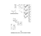 Briggs & Stratton 126T02-0299-B1 air cleaner/muffler diagram