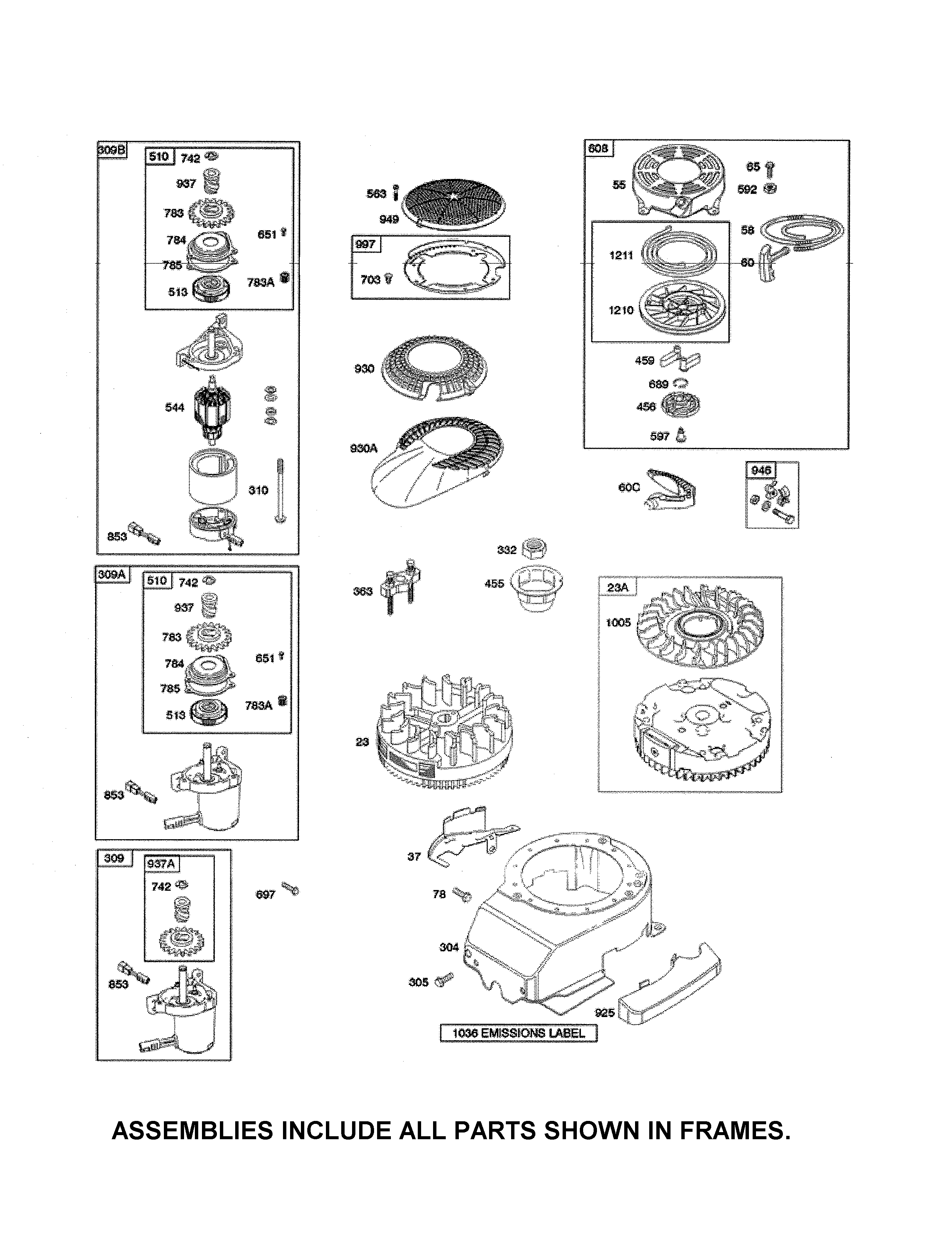 REWIND & MOTOR STARTERS