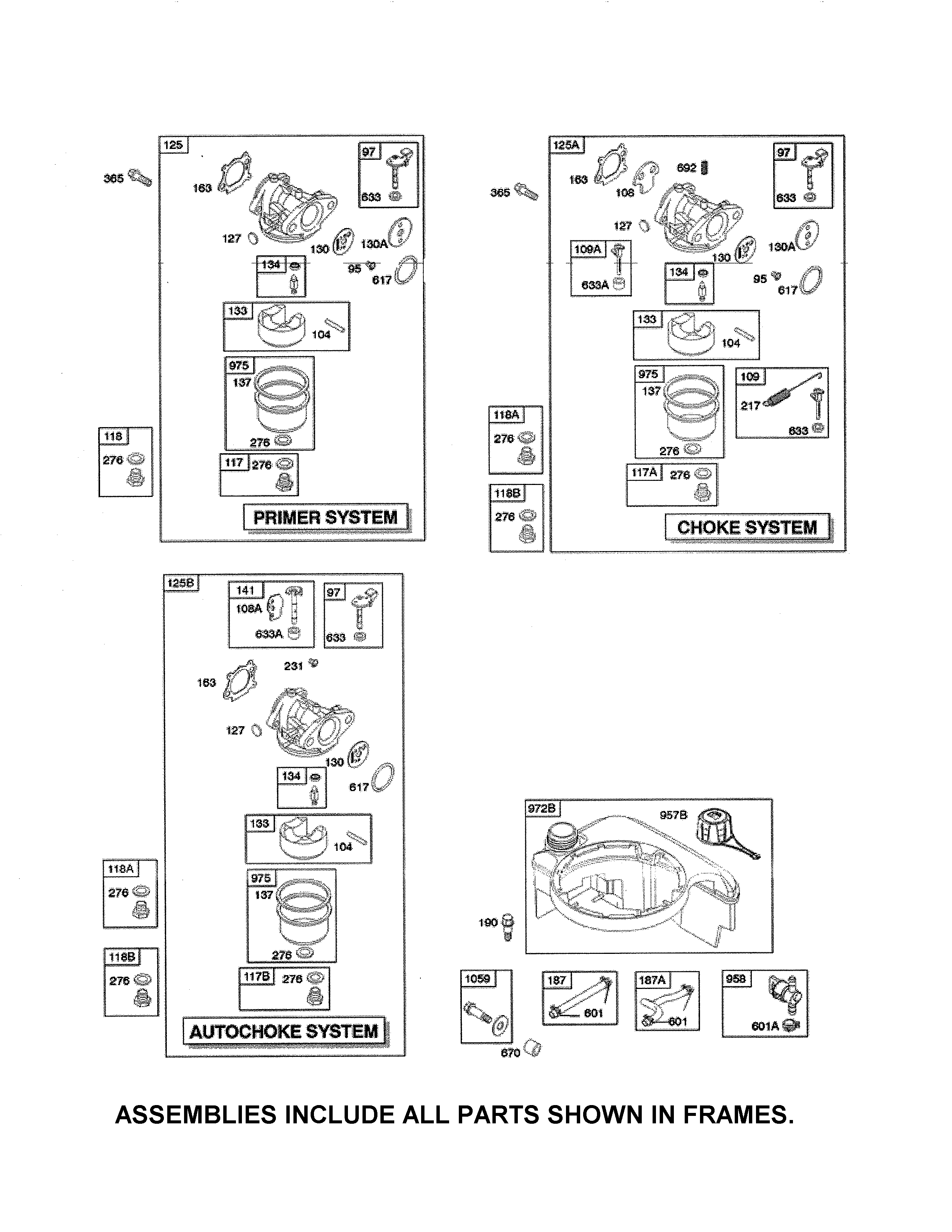 CARBURETOR/FUEL TANK