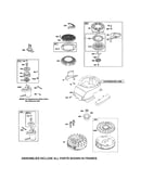 Blower housing/rewind starter