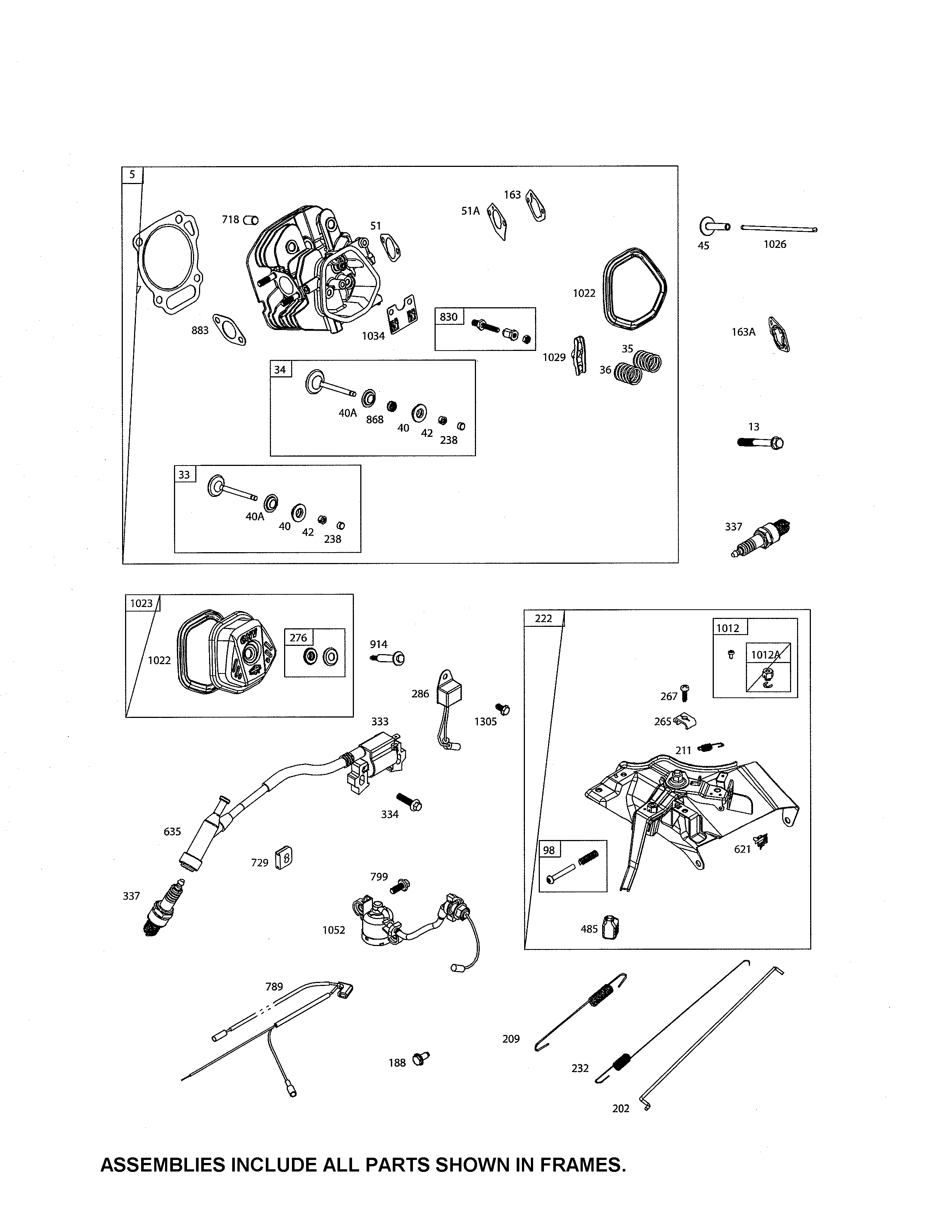 Head cylinder/control bracket