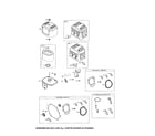 Briggs & Stratton 25T232-0118-F1 gasket sets/muffler diagram