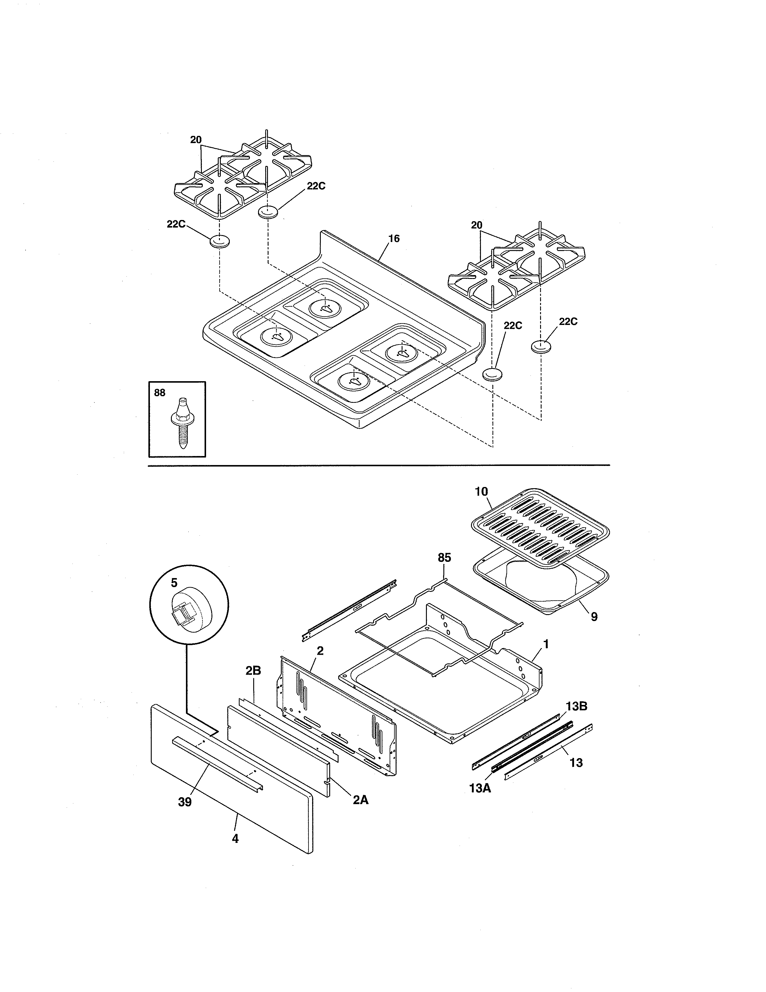 Top/drawer
