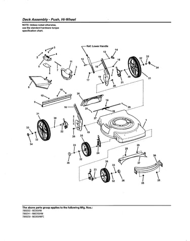 Deck - push, hi-wheel