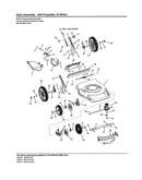 Deck - self-profelled, hi wheel