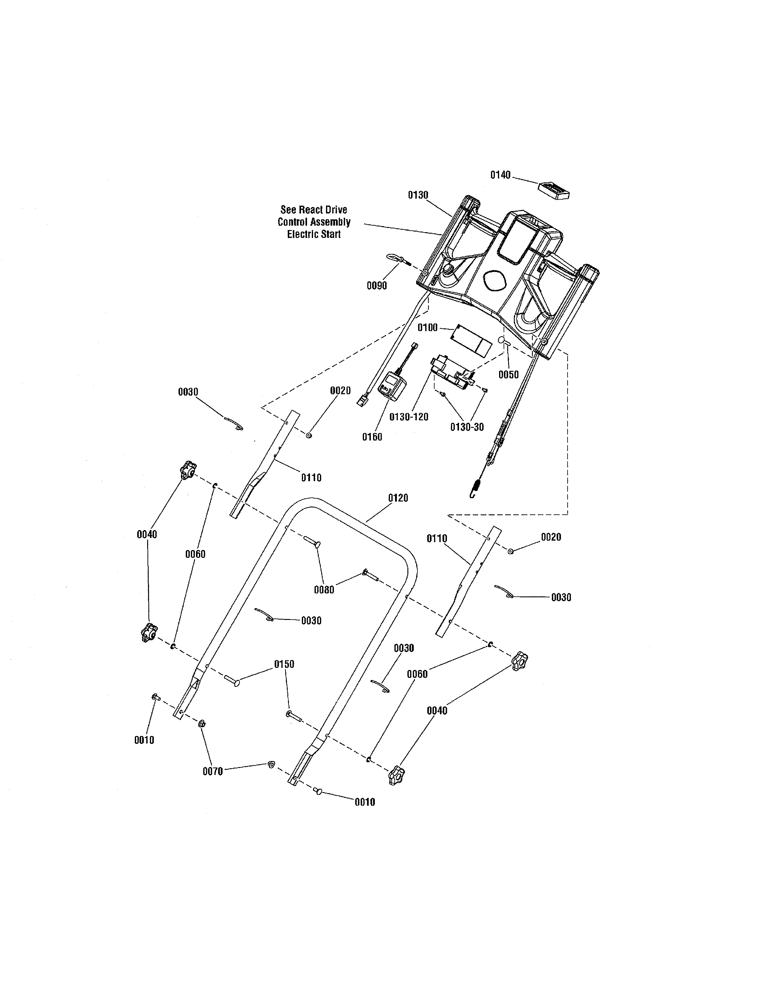 HANDLES/CONTROLS-ELECTRIC START