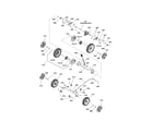 Snapper 7800829 (SPXV22725) wheels - single point hoc diagram