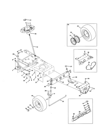 Front end steering