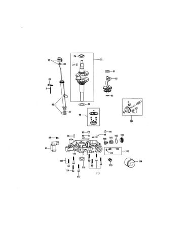 Crankshaft/crankcase cover