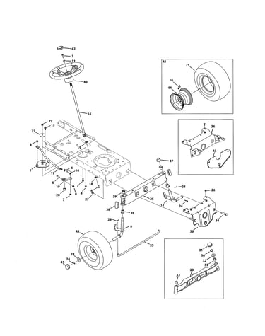 Front end steering