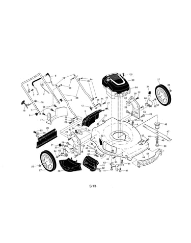 Engine/housing/handle