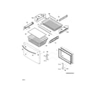 Kenmore 25370312213 freezer drawer/baskets diagram