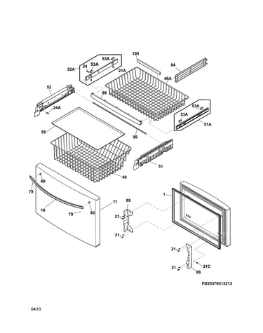 Freezer drawer/baskets