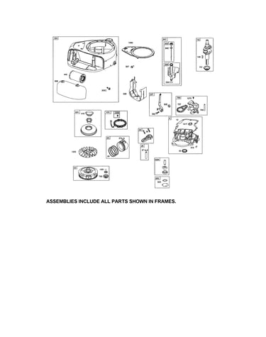 Sump/alternator/blower housing