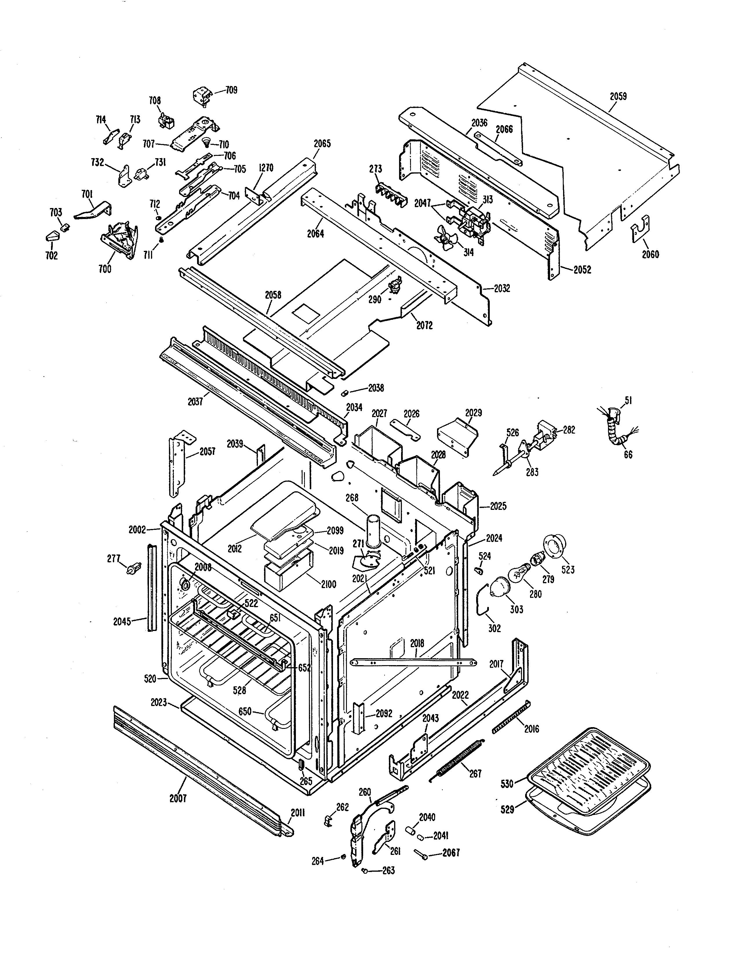 Lower oven