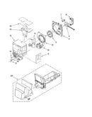 Motor & ice container