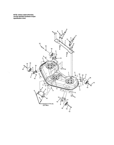 52" deck - housing
