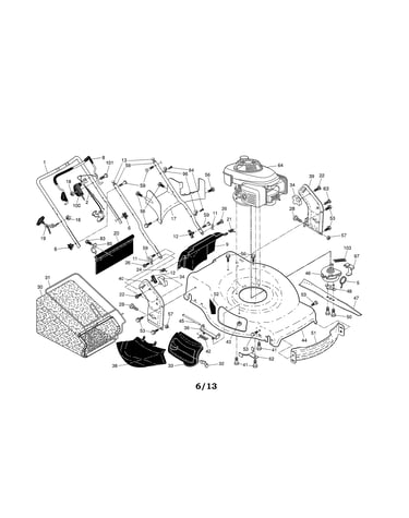 Engine/housing/handle