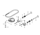 Honda GCV190-LABHH camshaft pulley diagram