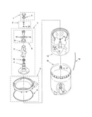 Agitator/basket/tub