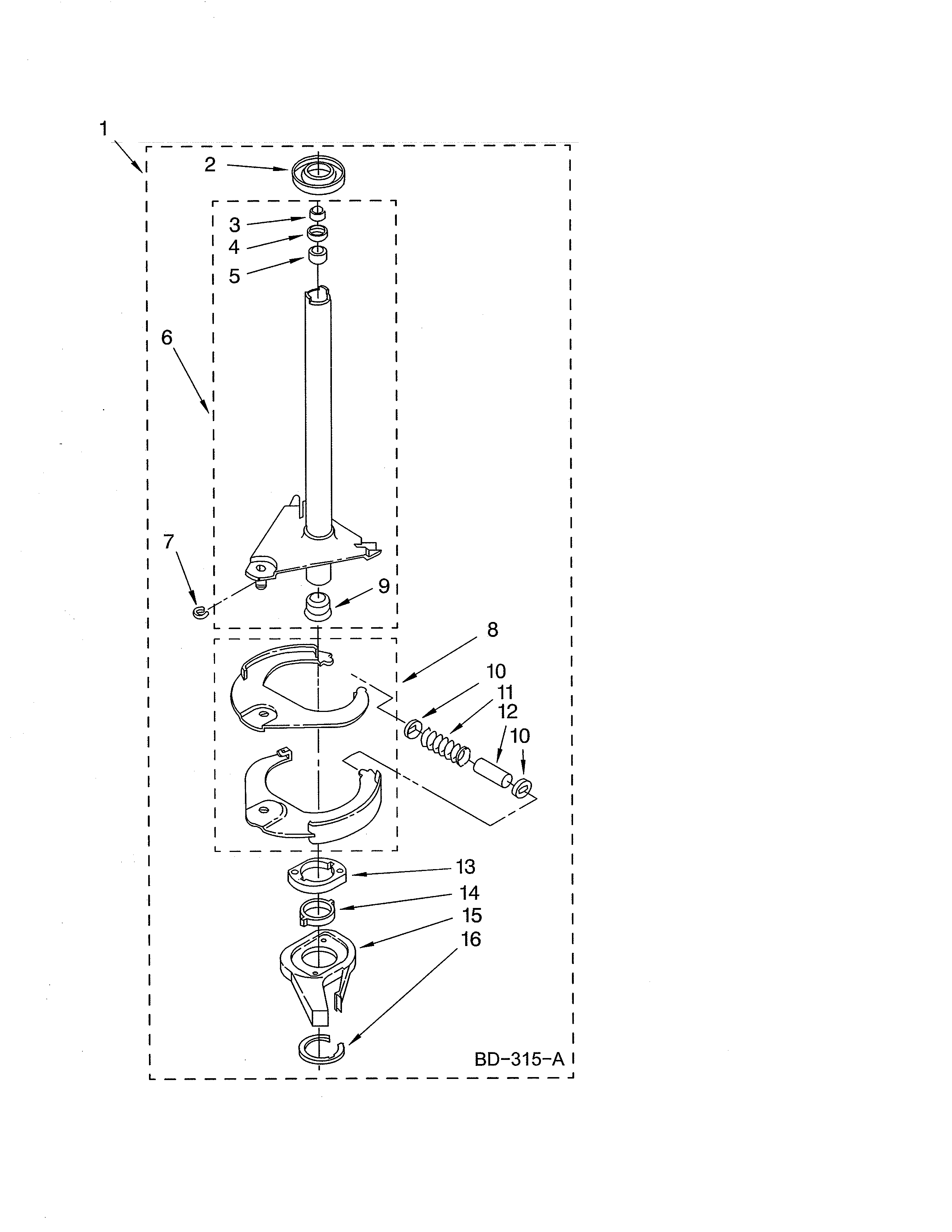 Brake & drive tube