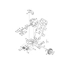 Craftsman 247881701 handle/engine/transmission diagram