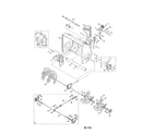 Craftsman 247889705 auger & housing/gearbox diagram