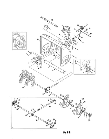 Auger & housing/gearbox