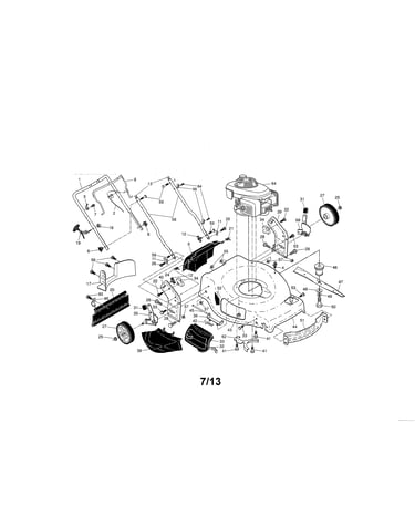 Engine/housing/handle