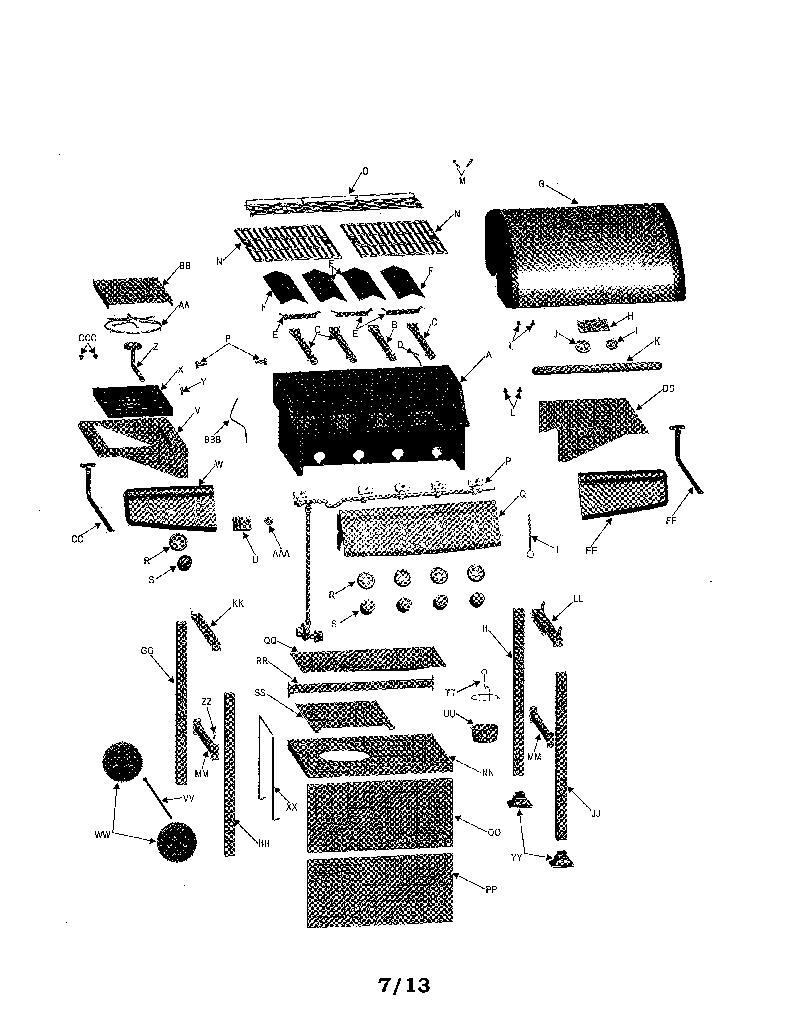 Gas grill